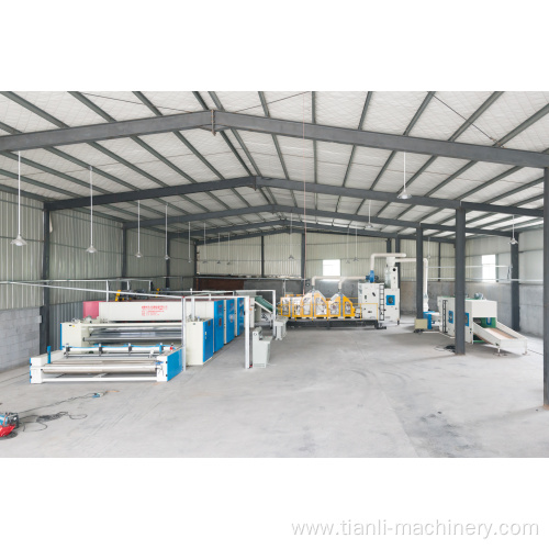 Geotextile nonwoven fabric making non woven production line